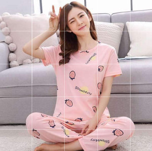 棉质睡衣女春款 舒适与性感的完美交融